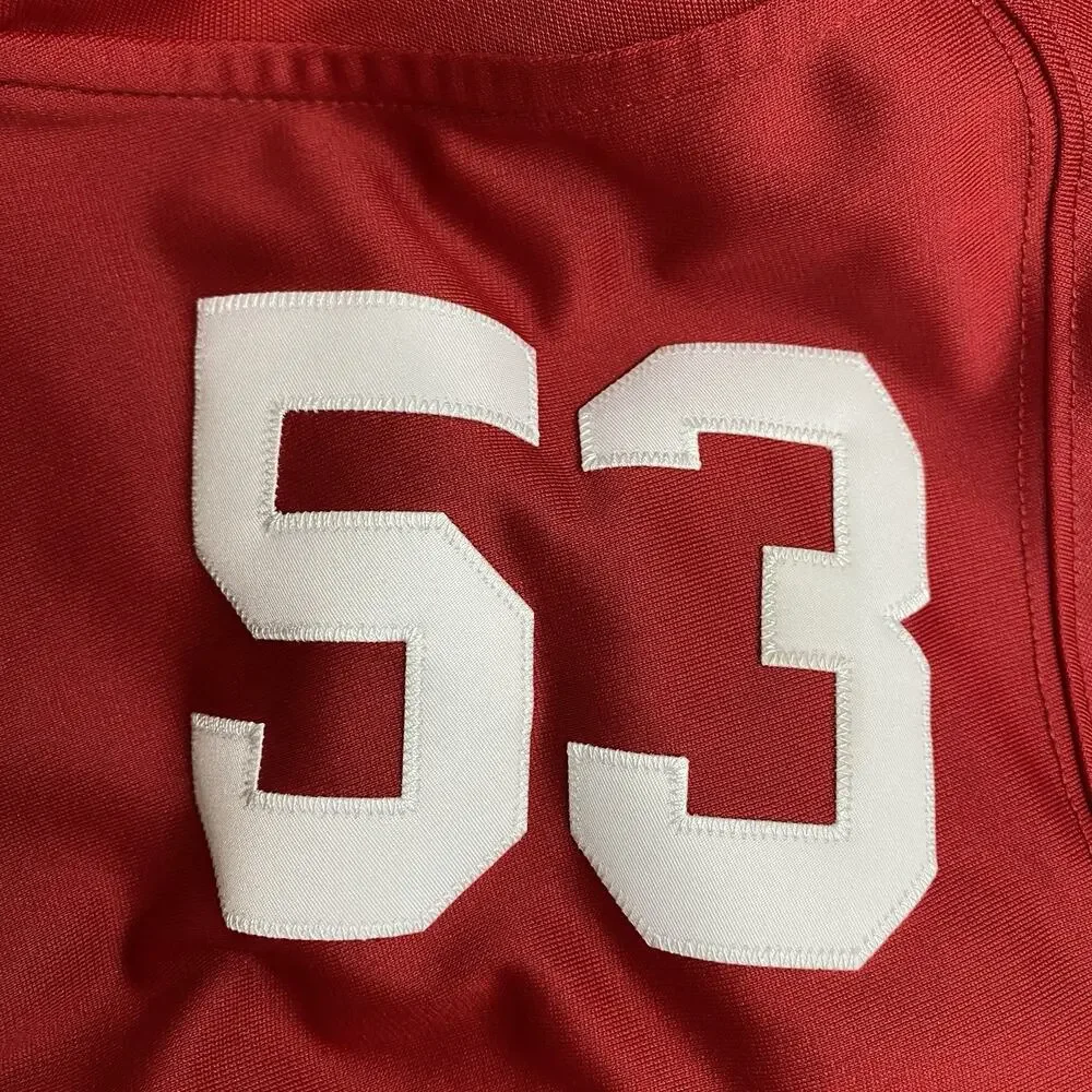 Nike San Francisco 49ers NaVorro Bowman #53 NFL On Field Jersey Men’s 3XL Red